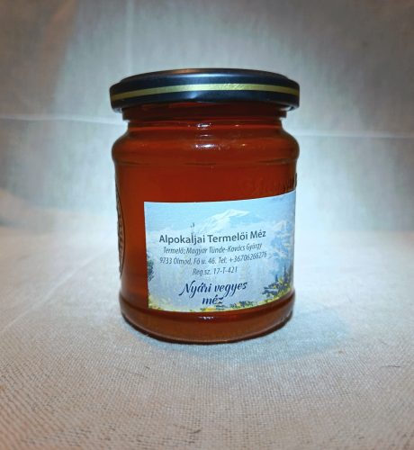 Nyári vegyes virágméz 0,25 kg